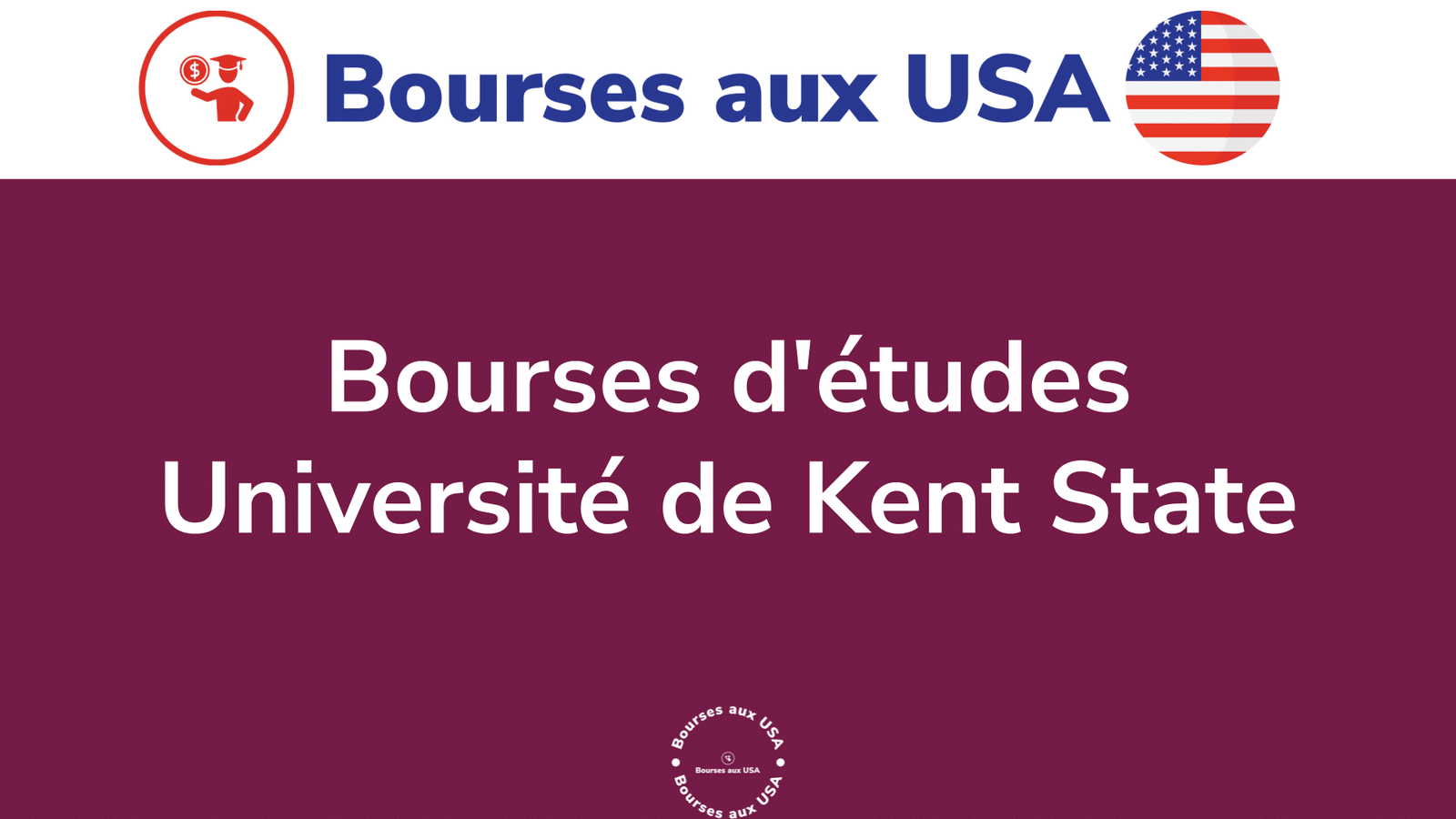 Bourses d'études Université de Kent State