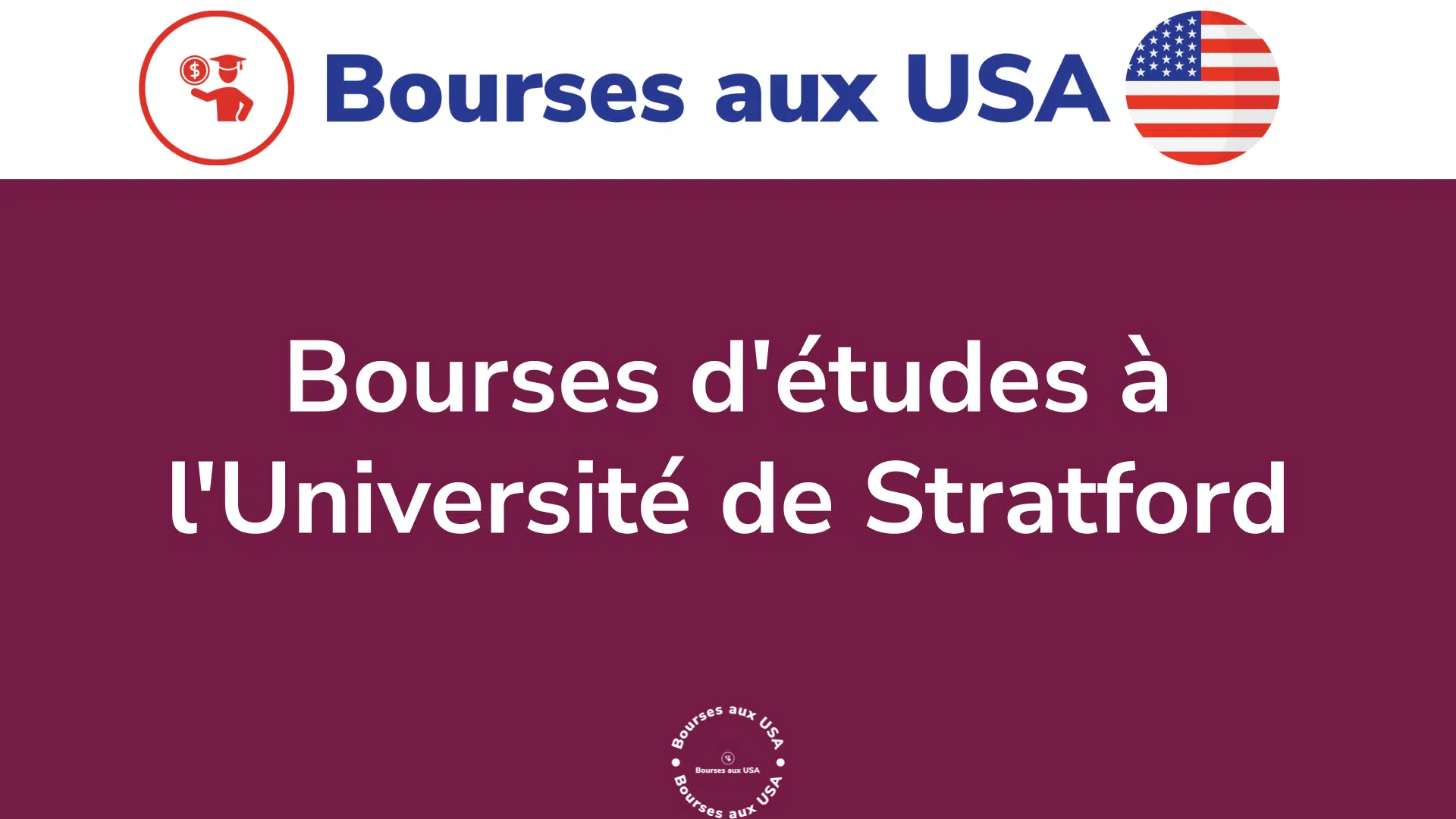 Bourses d'études Université de Stratford