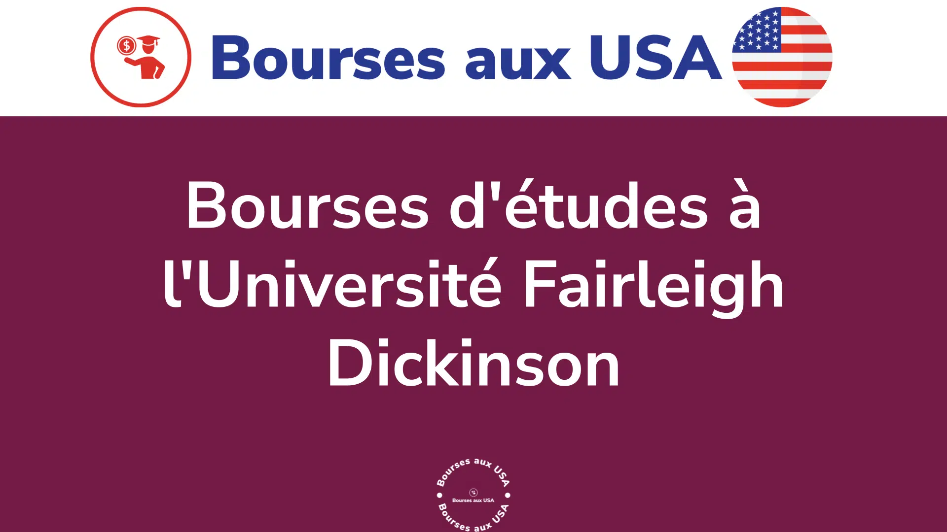 Bourses d'études Université Fairleigh Dickinson