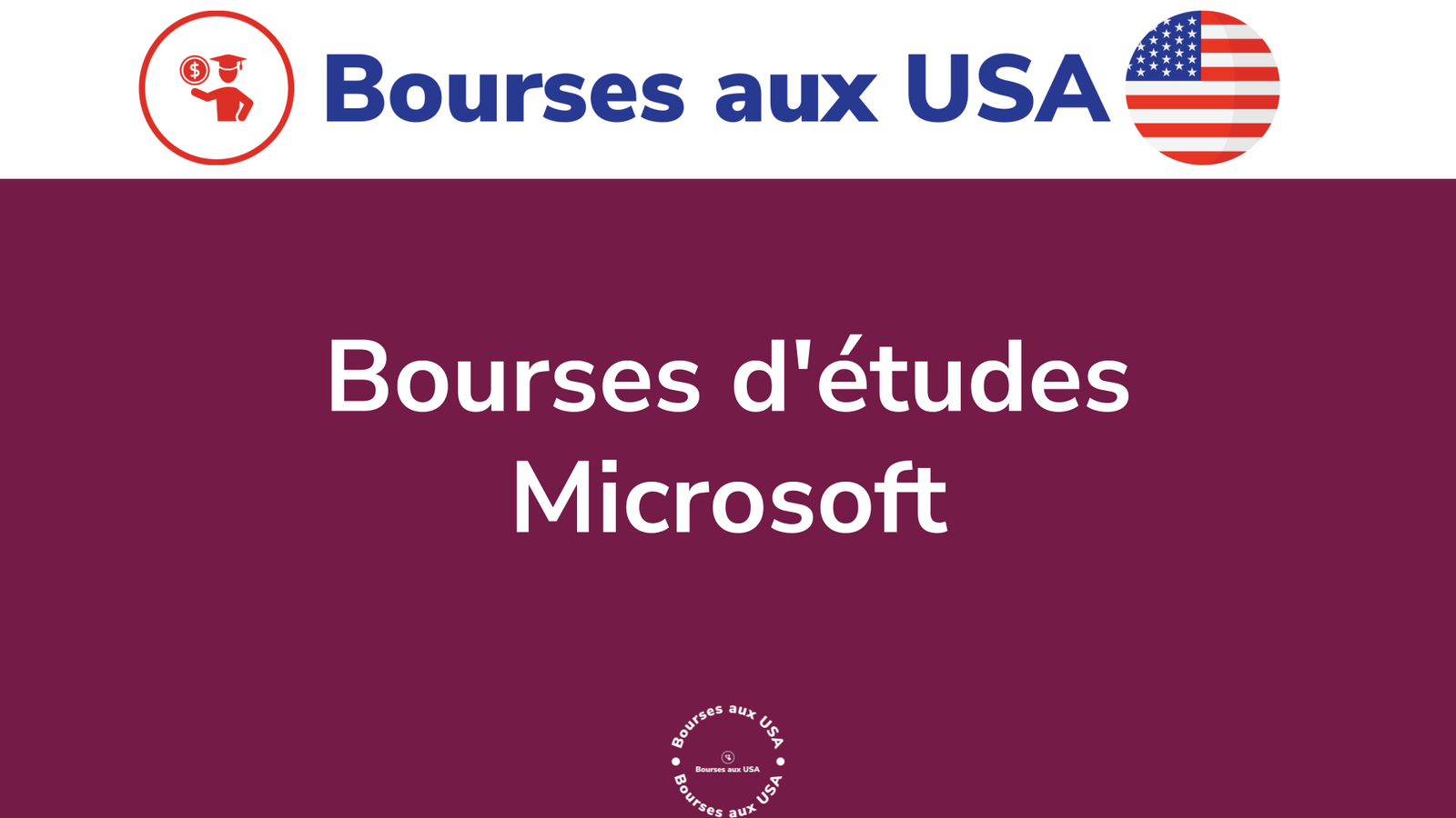 Bourses d'études Microsoft