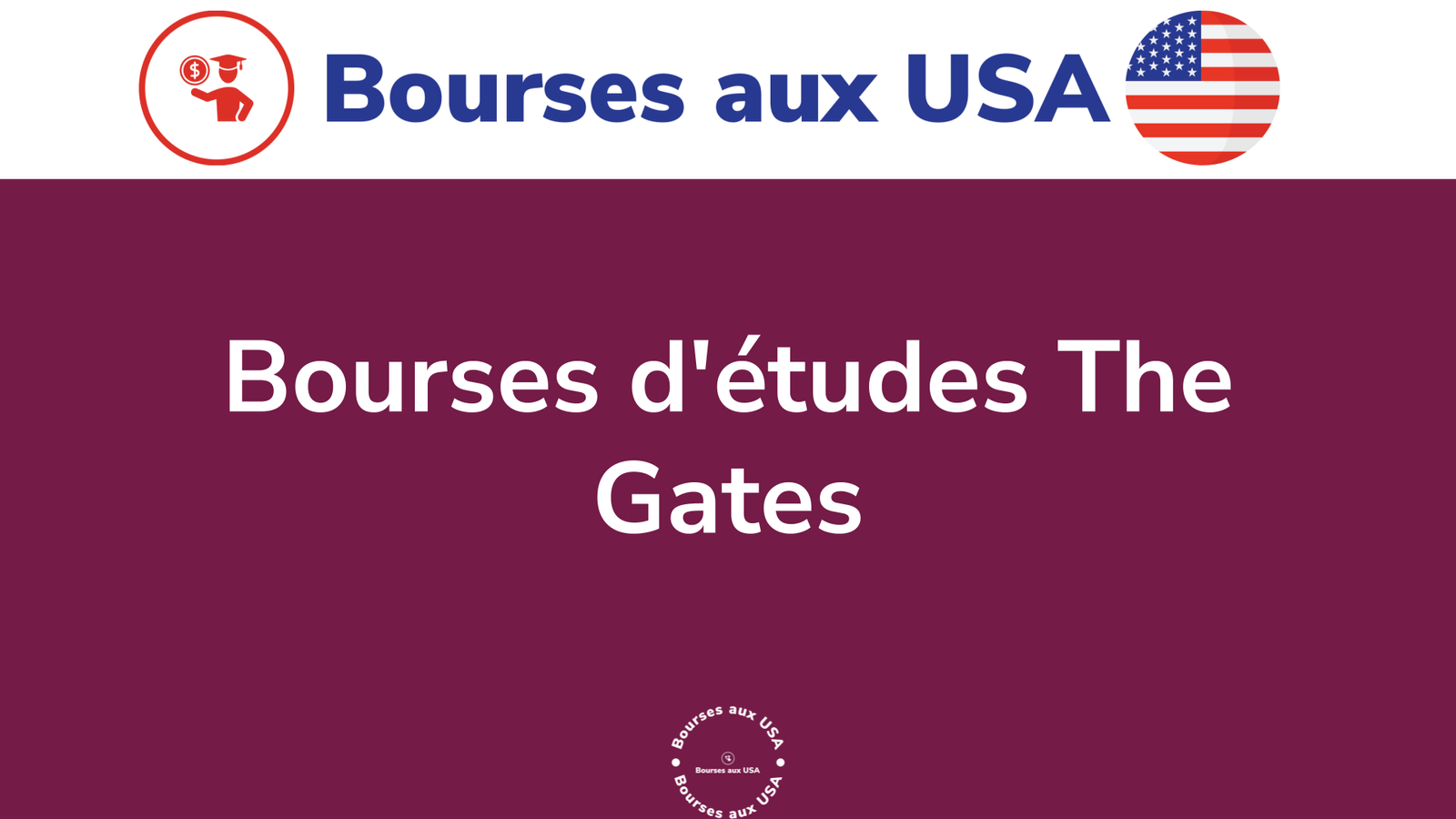 Bourses d'études The Gates